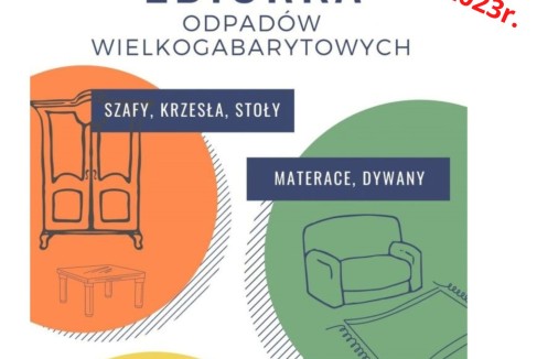 Odbiór wielkogabarytów z Borowa, Wilkowa, Ługowa, Rusinowa w dniu 08.09.2023 r.